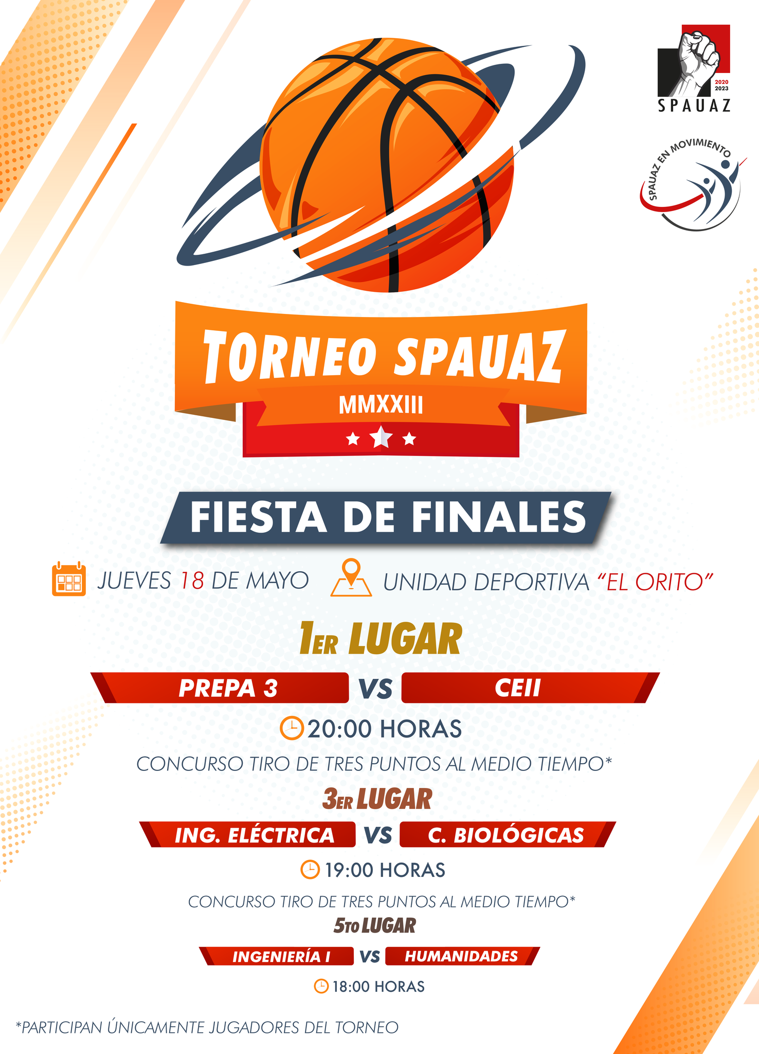 Fiesta de finales torneo de basquetbol 2023 – SINDICATO DEL PERSONAL  ACADEMICO DE LA UNIVERSIDAD AUTONOMA DE ZACATECAS